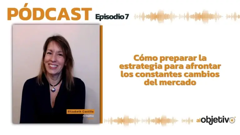 Foto de mujer, Elizabeth Castillo, explicando sobre estrategias y previsiones