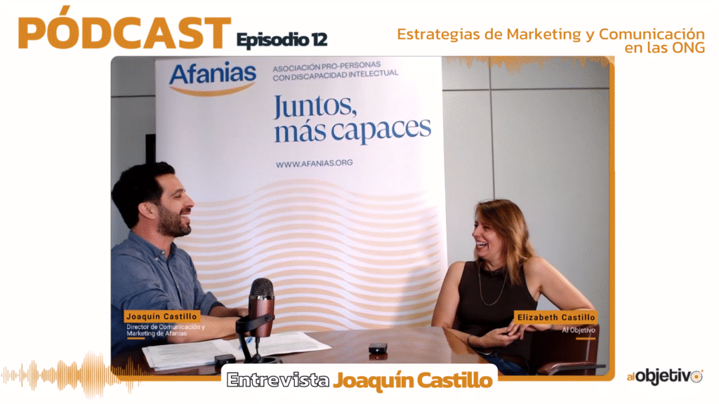 Un hombre y una mujer, Elizabeth Castillo y Joaquín Castillo, en entrevista sobre marketing para ONG