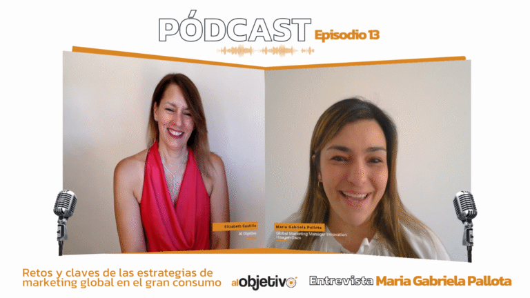 Dos mujeres, Elizabeth Castillo y María Gabriela Pallota en entrevista sobre estrategias de marketing global